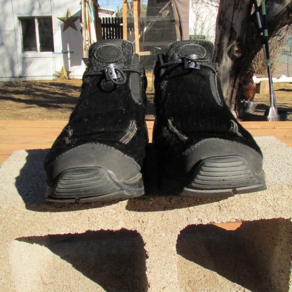 Tecnica black cowhide or pony hair ankle boots main image 7